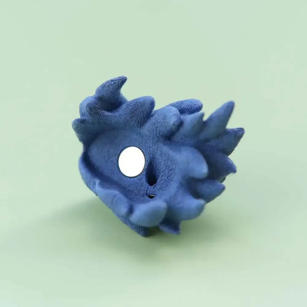 3D Printed Fridge Magnet: PLA Detachable Assembly Figure | Silk Hollow Song Knig